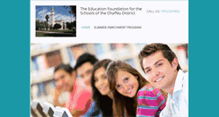 Desktop Screenshot of chaffeydistrictedfoundation.org